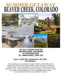 Summer Getaway to Beaver Creek, CO